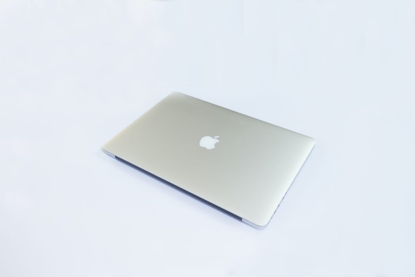 silver MacBook